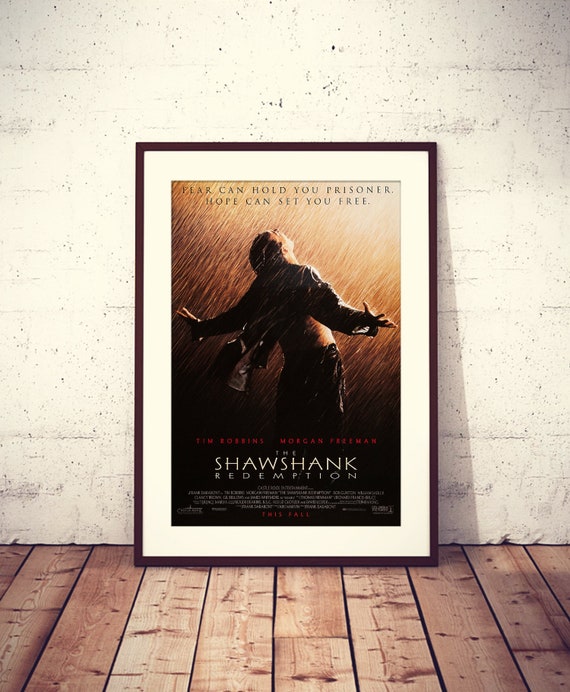 THE SHAWSHANK REDEMPTION MOVIE POSTER FILM A4 A3 ART PRINT CINEMA