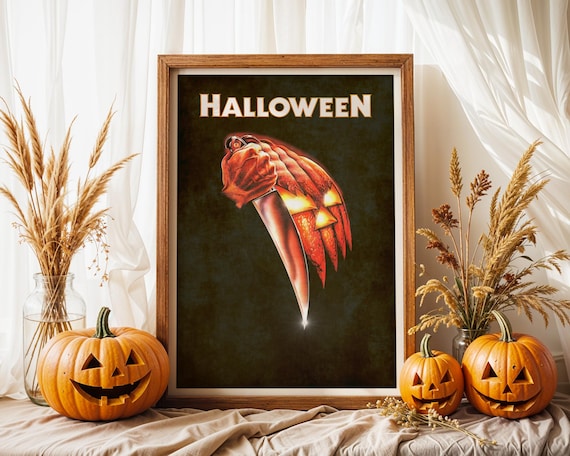 Halloween, Movie Poster, (Digital Download) + 1 version with tagline & billing block.