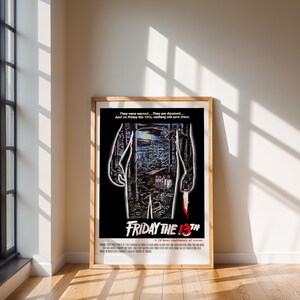 Freitag der 13te (1980) Filmplakat: Horrorfilm Kunst (Digitaler Download) Bild 6