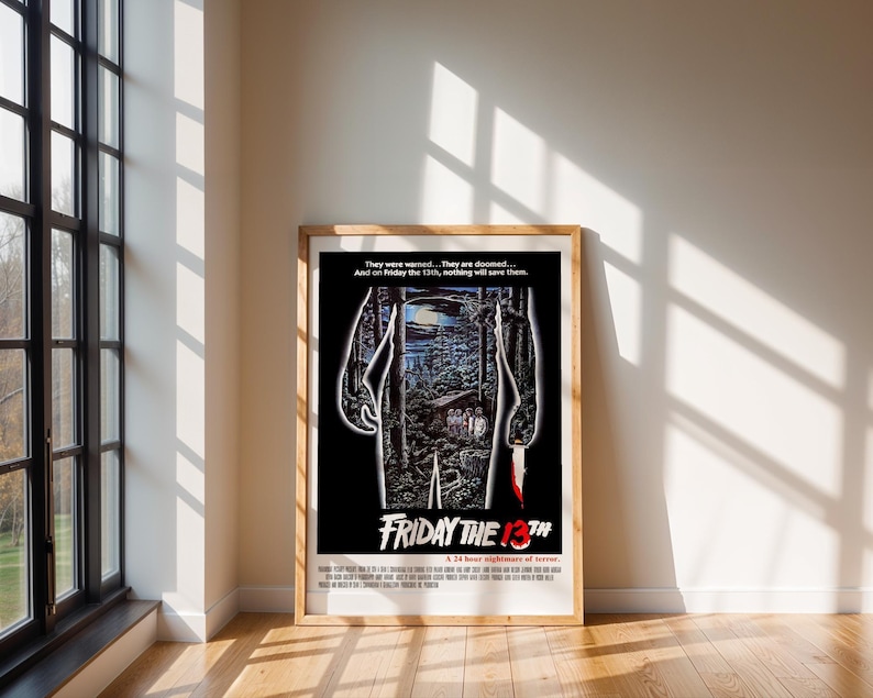 Freitag der 13te (1980) Filmplakat: Horrorfilm Kunst (Digitaler Download) Bild 6