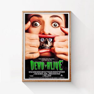 Dead Alive, film commedia zombie neozelandese del 1992, poster originale, film di Peter Jackson, file digitale HQ, pronto per SCARICARE e STAMPARE immediatamente!
