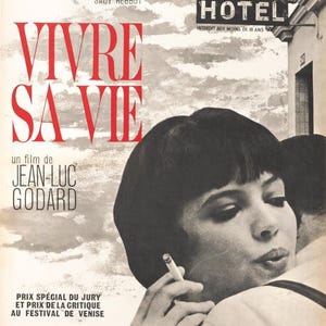 Vivre sa vie - French New Wave Film Poster (Digital Download) image 4
