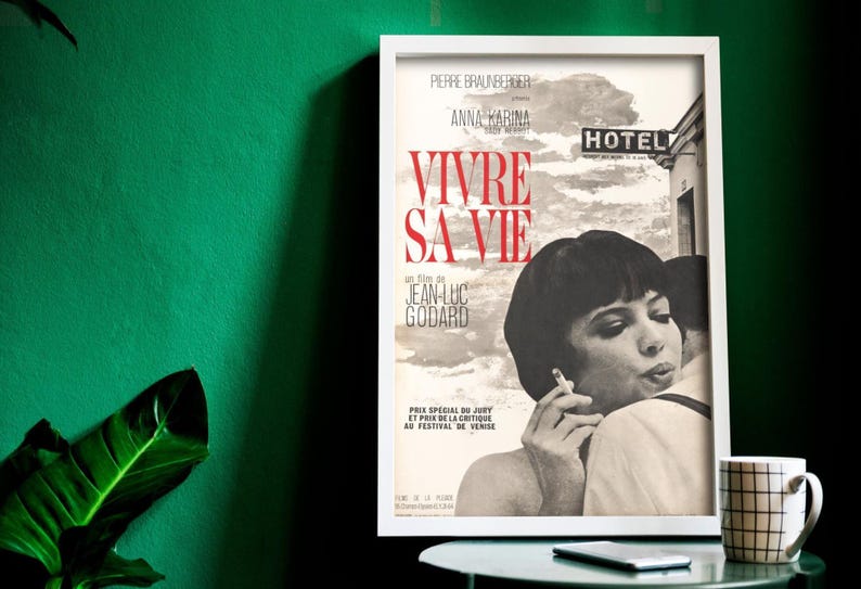 Vivre sa vie - French New Wave Film Poster (Digital Download) image 1