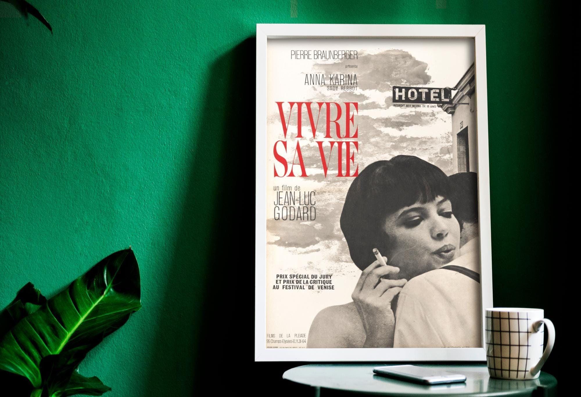 Vivre Sa Vie - French New Wave Film Poster (digital Download) - Etsy