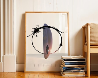 Arrival Movie Poster Art: Minimalist Sci-Fi Film Poster, (Digital Download), Printable