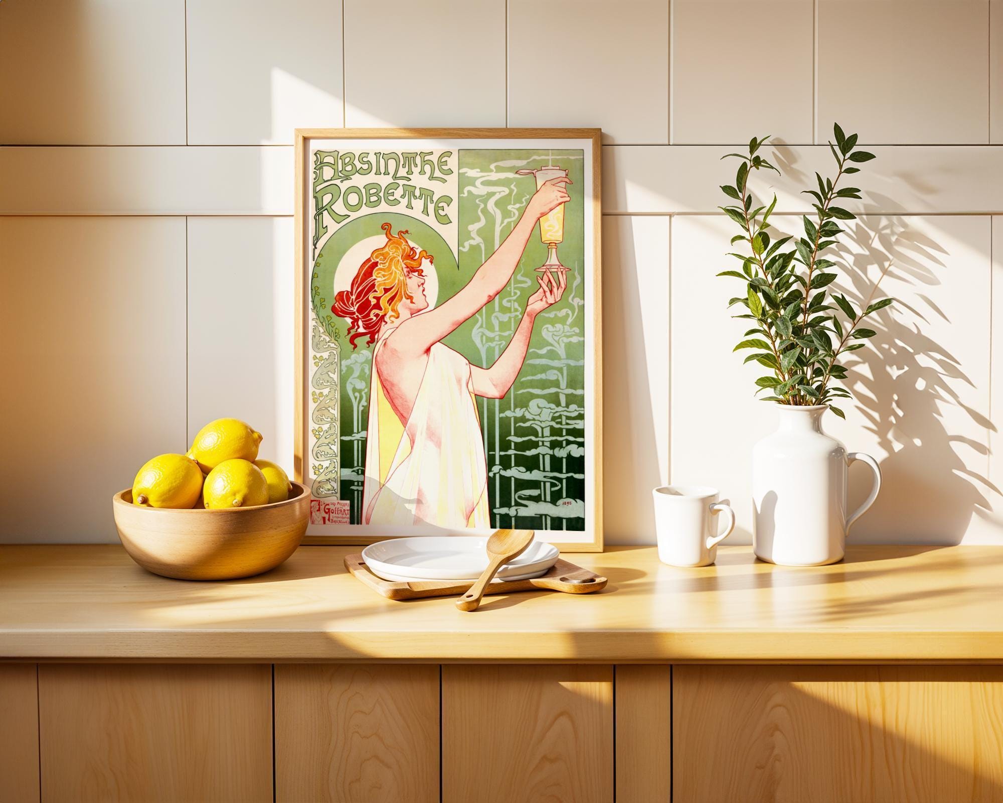 Absinthe Robette Poster: 1896 Advertisement Art (digital Download