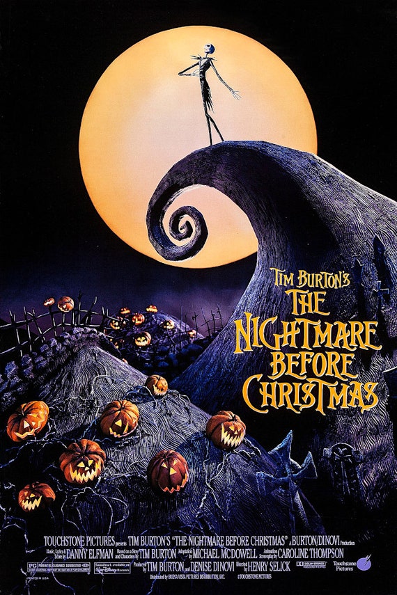 ナイトメアー・ビフォア・クリスマス ポスター：1993年アニメ映画
