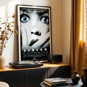 Scream, póster de película de terror de los años 90 (descarga digital) imprimible imagen 2