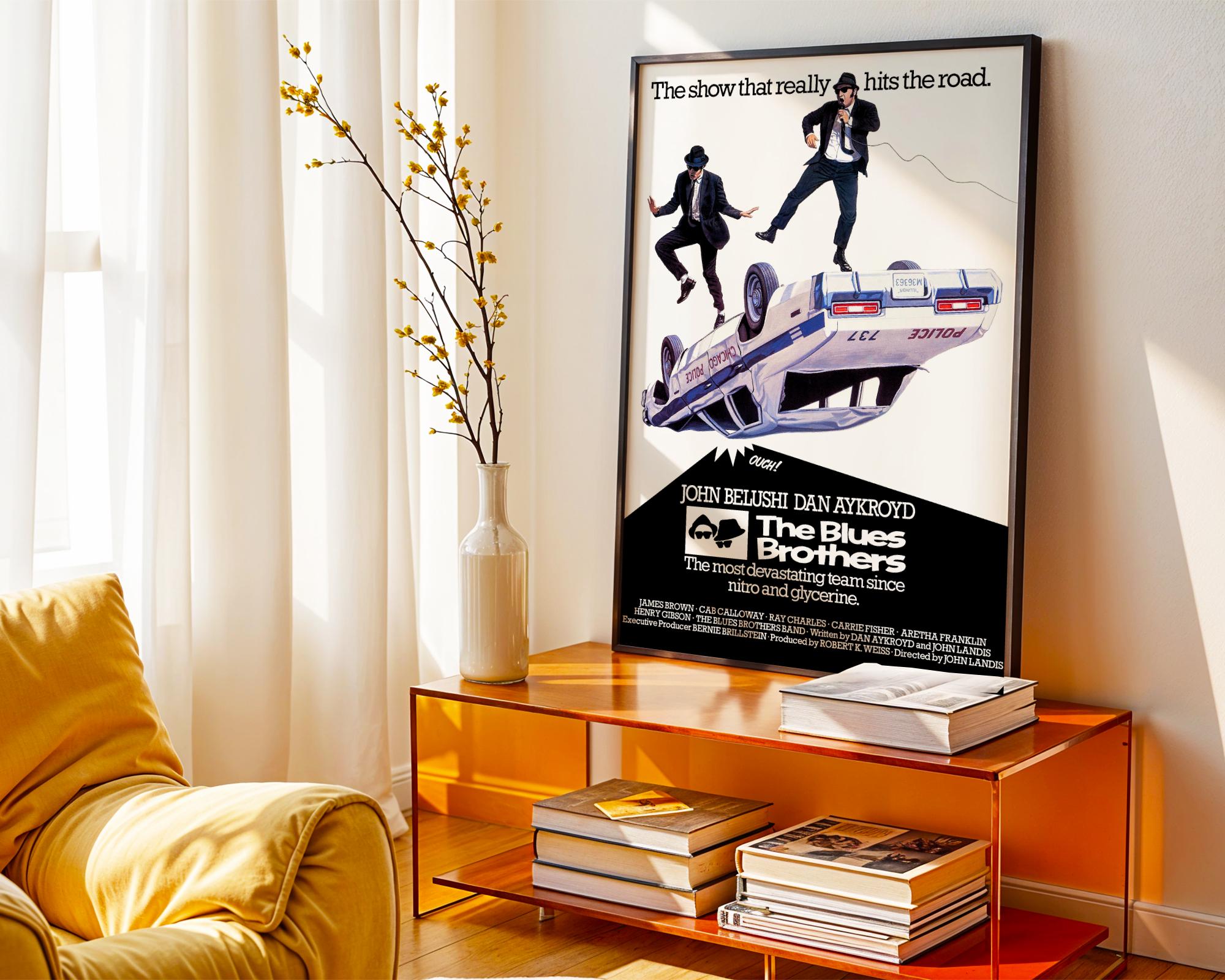 ブルース・ブラザーズ映画ポスター：1980年代のコメディ映画（デジタル