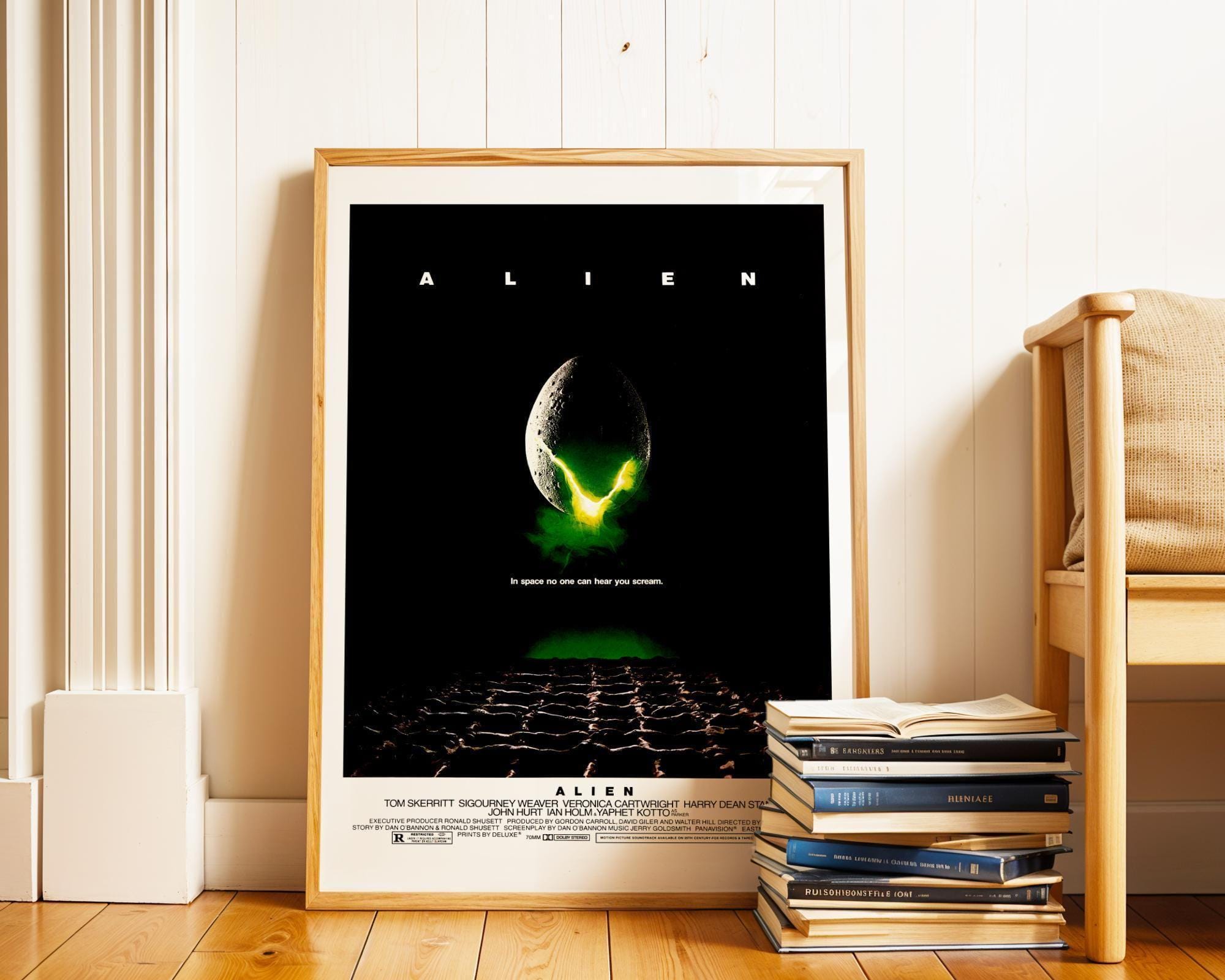 Alien Movie Poster, 1970s, Sci-fi Horror Film, (digital Download ...