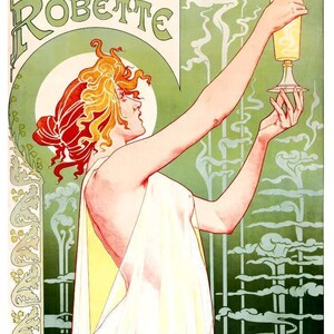 Absinth Robette Poster: 1896 Werbekunst (Digitaler Download) Bild 8
