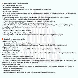 the instructions for how to use a printer