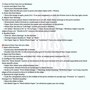 the instructions for how to use a printer