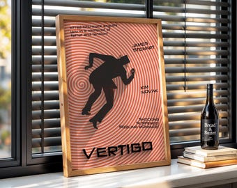 Vertigo Movie Poster Remake: 1958 Alfred Hitchcock Film (Digital Download)