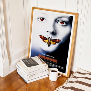 The Silence of the Lambs, 1990s Horror Movie Poster, (Digital Download), Printable image 4