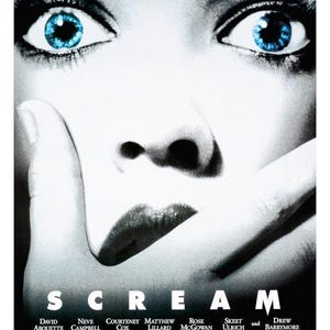 Scream, póster de película de terror de los años 90 (descarga digital) imprimible imagen 6