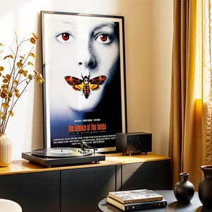 The Silence of the Lambs, 1990s Horror Movie Poster, (Digital Download), Printable image 6