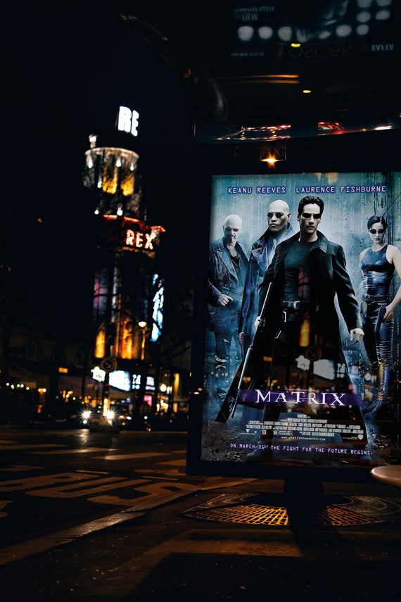 マトリックス、1999年のSFアクション映画オリジナルポスター
