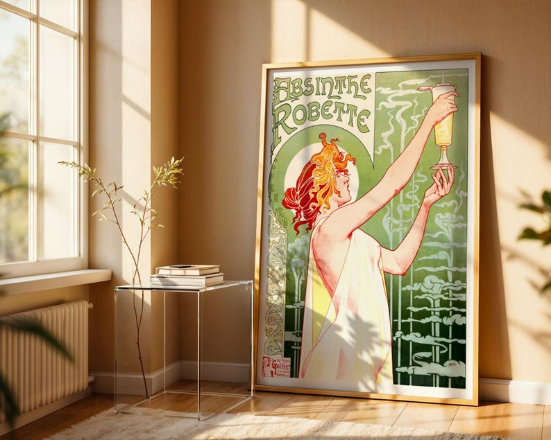 Absinth Robette Poster: 1896 Werbekunst (Digitaler Download) Bild 5