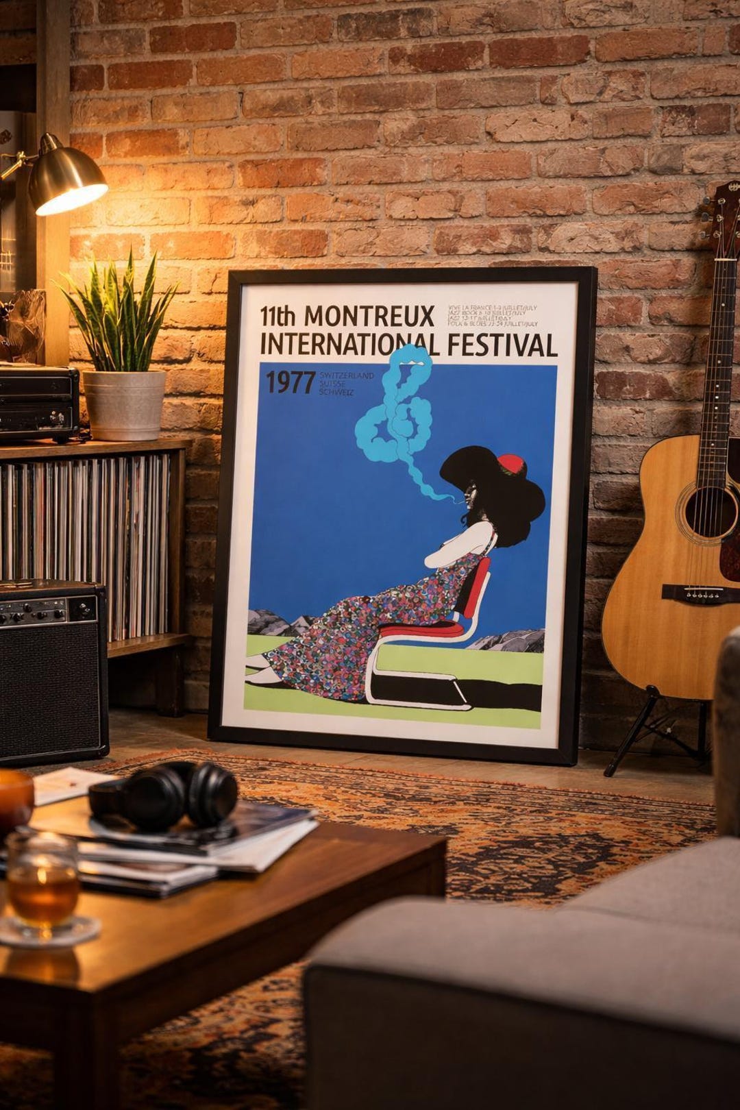 Montreux 1977, Jazz Festival Original Poster, (digital Download