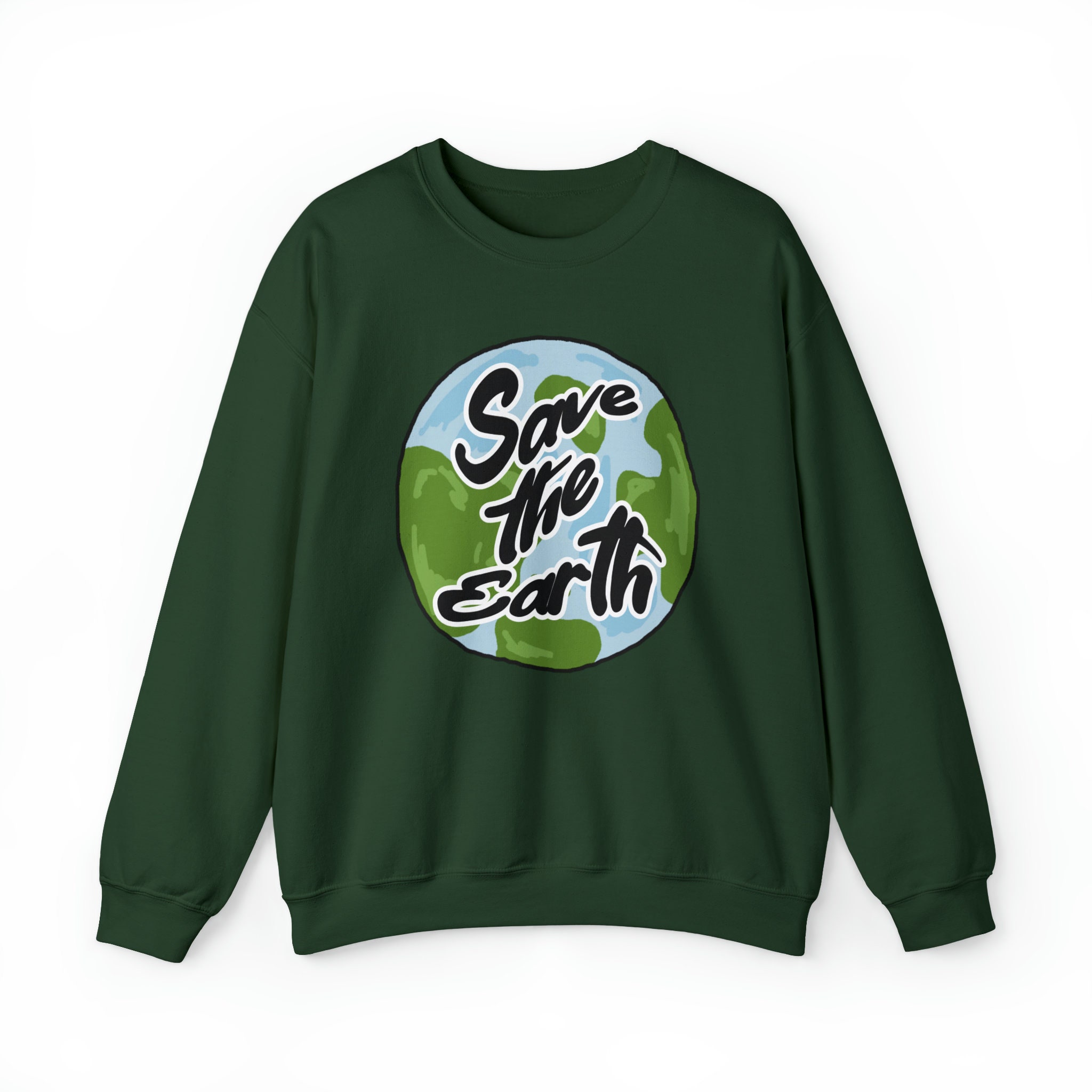 Save the Earth Sweatshirt, Planet Sweatshirt, Trendy Planet