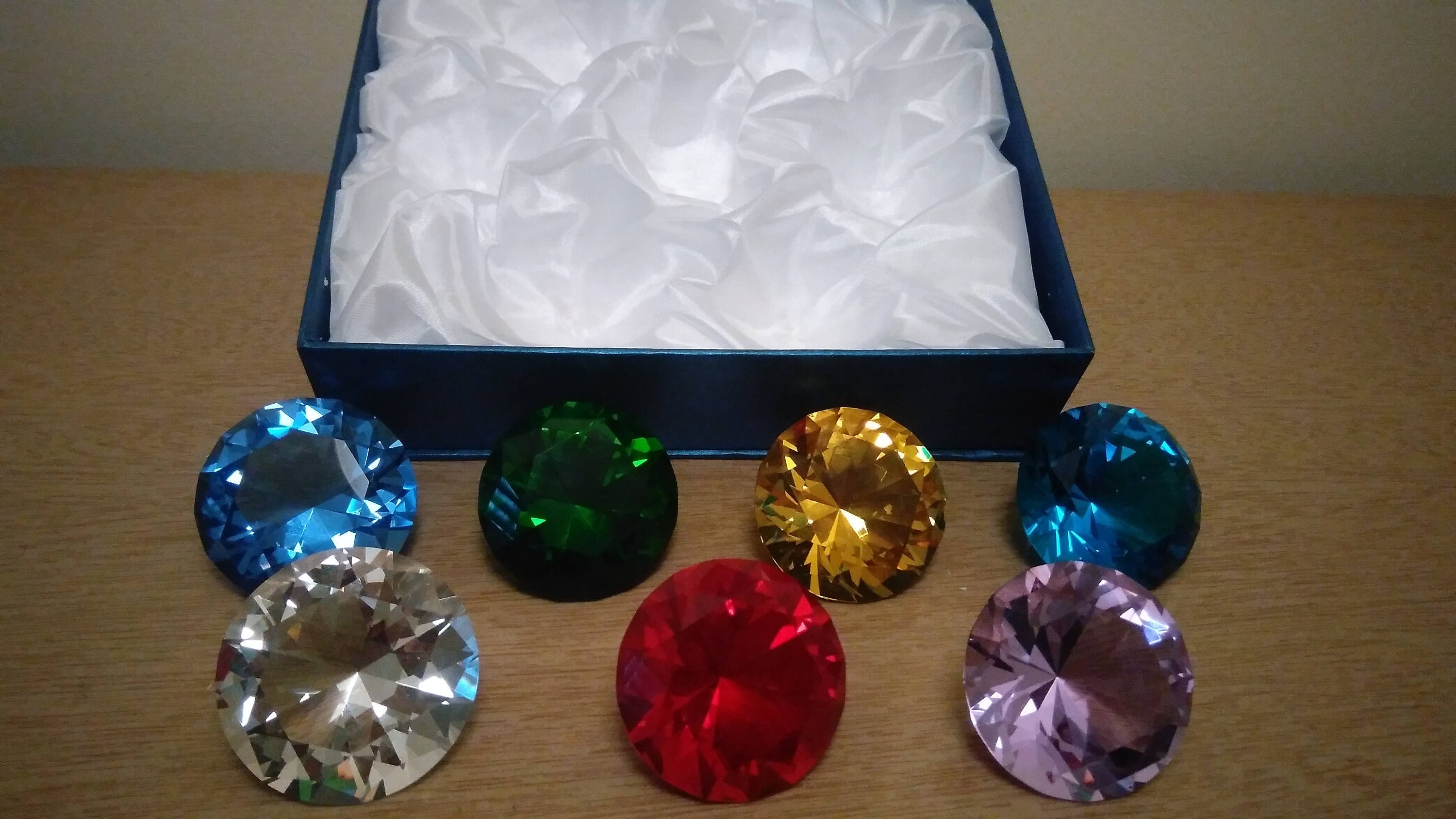 Sonic Chaos Emeralds With Free Gift Box Perfect for 