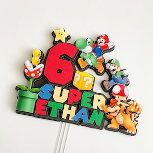 Super Mario inspired Cake Topper image 1