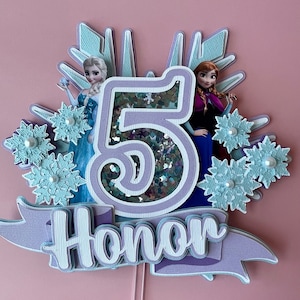 Gefrorener Cake Topper