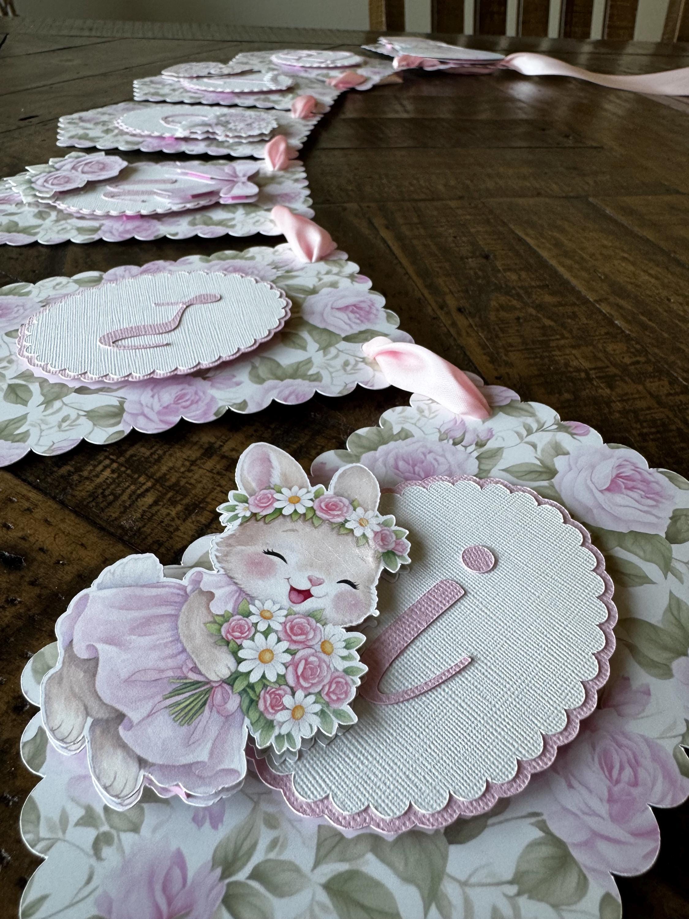 Paper Roses Banner Pink Roses Banner / Pink Floral Banner - Etsy
