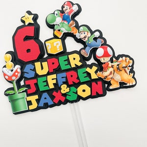 Super Mario inspired Cake Topper image 3