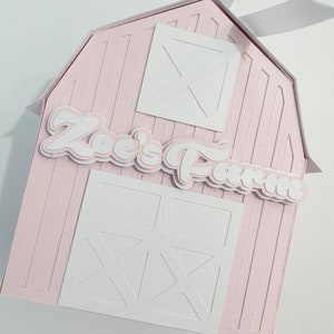 Pink Barn farm favor box