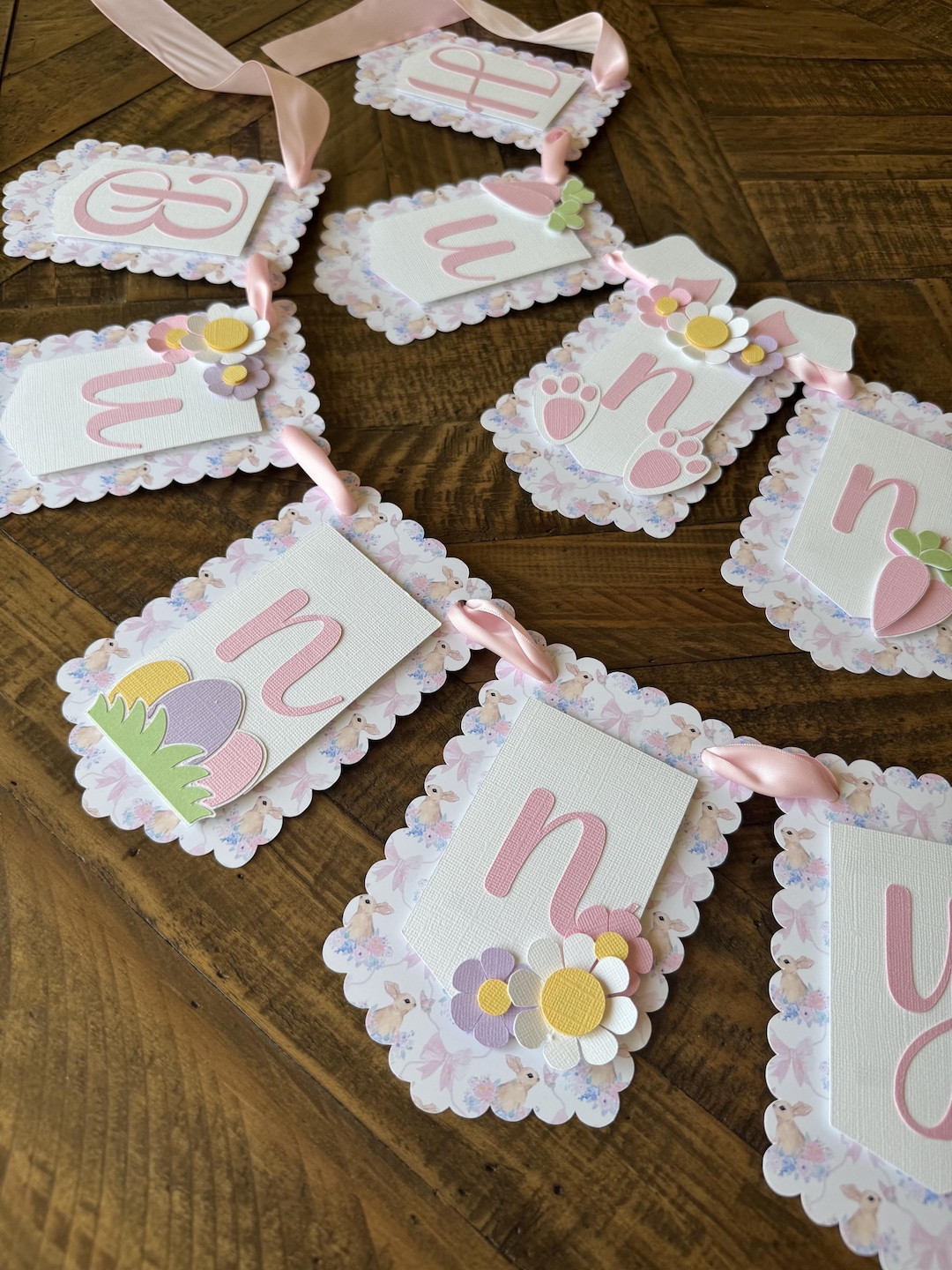 Easter Bunny Banner - Spring Easter Bunny Coquete Banners - Etsy