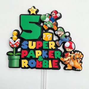 Super Mario inspired Cake Topper image 5