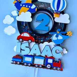 Vehicle Cake topper / Transportation Cake topper