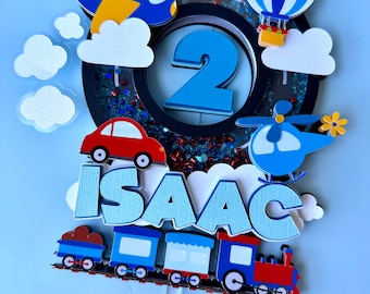 Vehicle Cake topper / Transportation Cake topper