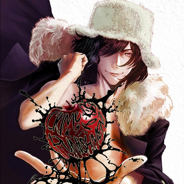 Fyodor Dostoyevsky 11x17 Print Crime and Punishment Dead Apple inkblot anime manga