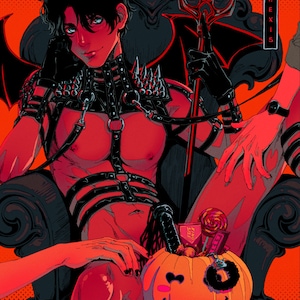 Kinktober 11 x 17 Sex Therapy by CATHEXIS art print BL comic yaoi manga gay queer mm original BDSM Bondage Shibari Trick or TreatElliot