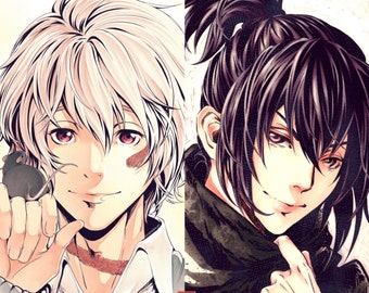 Impresiones de anime n.° 6: Shion y Nezumi, BL Manga Art (5,5 x 8,5 pulgadas)