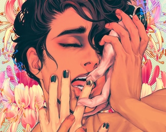 Geißblatt BL Comic Kunstdruck | Queer Yaoi Manga (11x17)