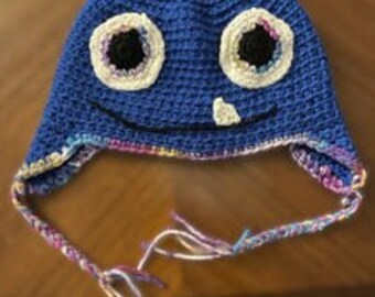 Crochet Little monster Hat Pattern