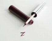 Plum Eye Liner, Liquid Eye Liner with Seaweed Extract, Natural Eye Liner, Sensitive Eye Liner, Eye Makeup, Liquid Makeup, Eyes, Smooth