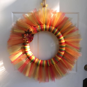 Fall Tulle Wreath