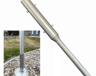 Adaptador de manga para asta de bandera