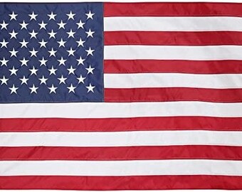 Mejora la bandera de EE. UU. cosida y bordada 4x6