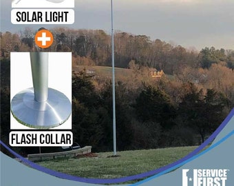 BUNDLE 20' or 25' Delta telescoping (Pole, Light & Flash Collar)