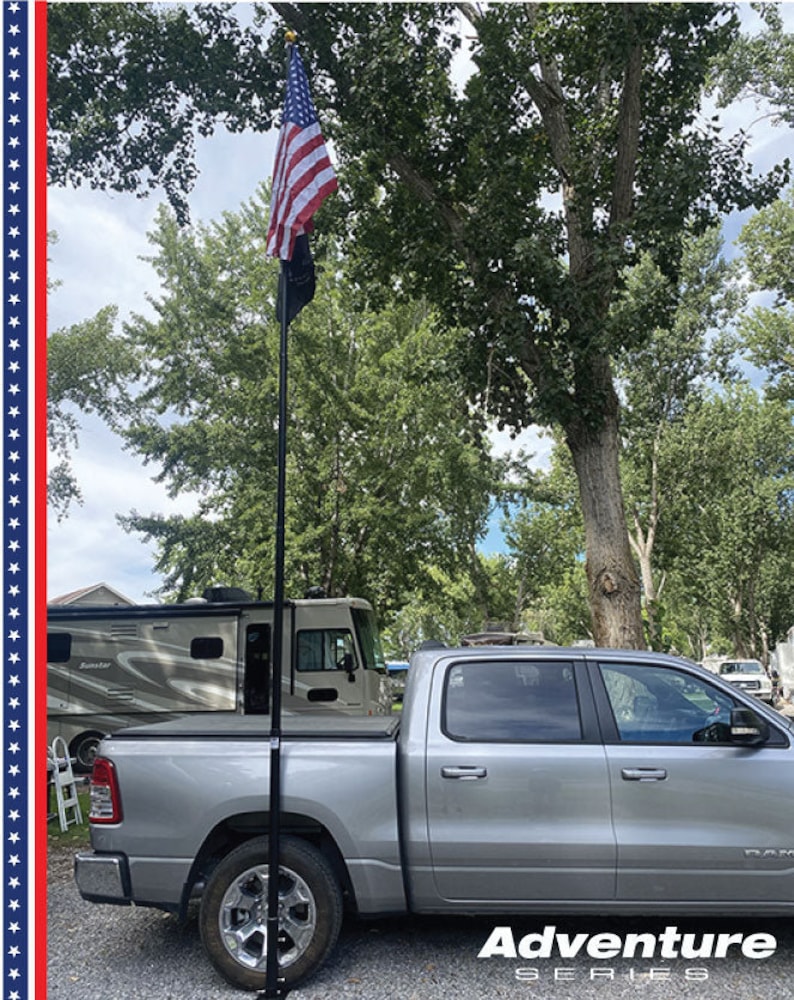 Adventure Series Portable 20' Telescoping Flagpole Package - Etsy