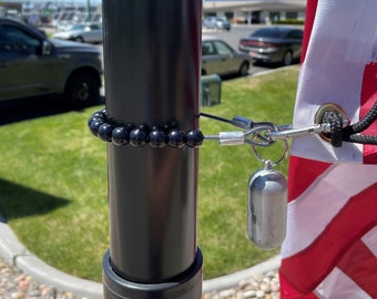 Stainless Steel Flag Tether and weight