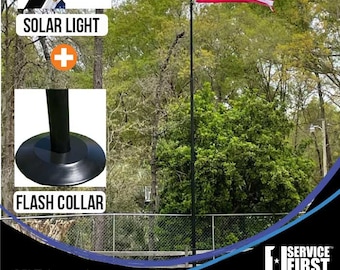BUNDLE 25' TELESCOPING "Freedom Edition" (Pole, Light & Flash Collar)