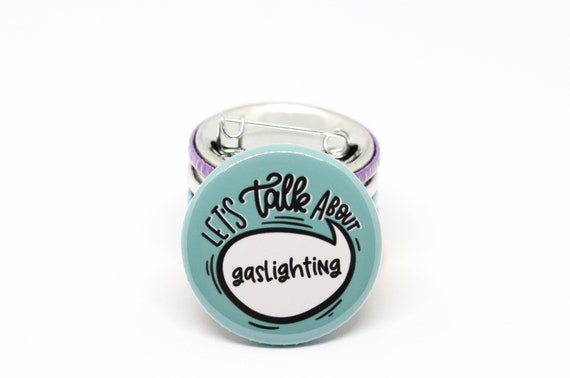 Let/'s Talk About MENTAL ILLNESS Pinback Button or Magnet