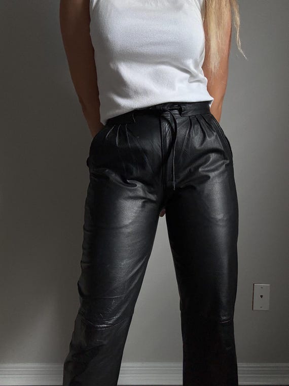 Vintage Leather Pants | 26